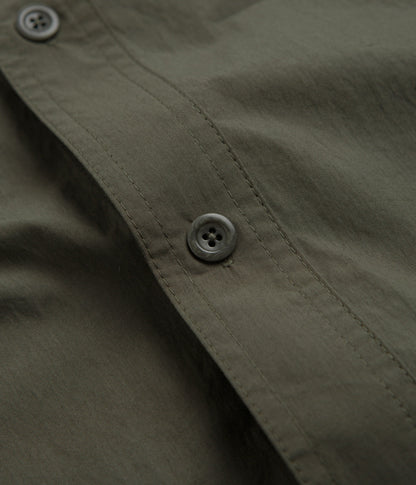 Norse Projects Ivan Tech Poplin Short Sleeve Shirt - Ivy Green