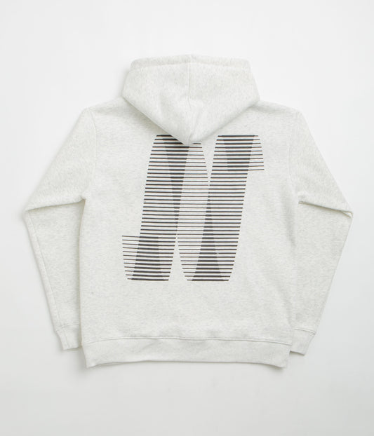 North N Logo Hoodie - Light Grey / Black