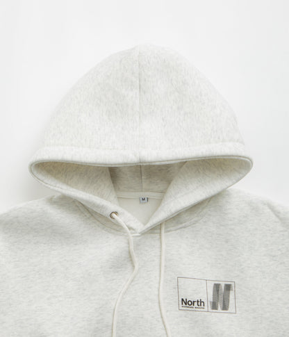 North N Logo Hoodie - Light Grey / Black
