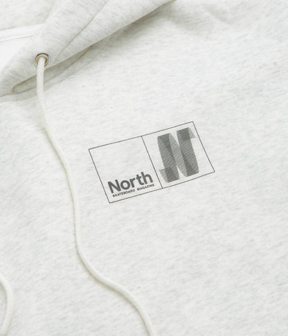 North N Logo Hoodie - Light Grey / Black