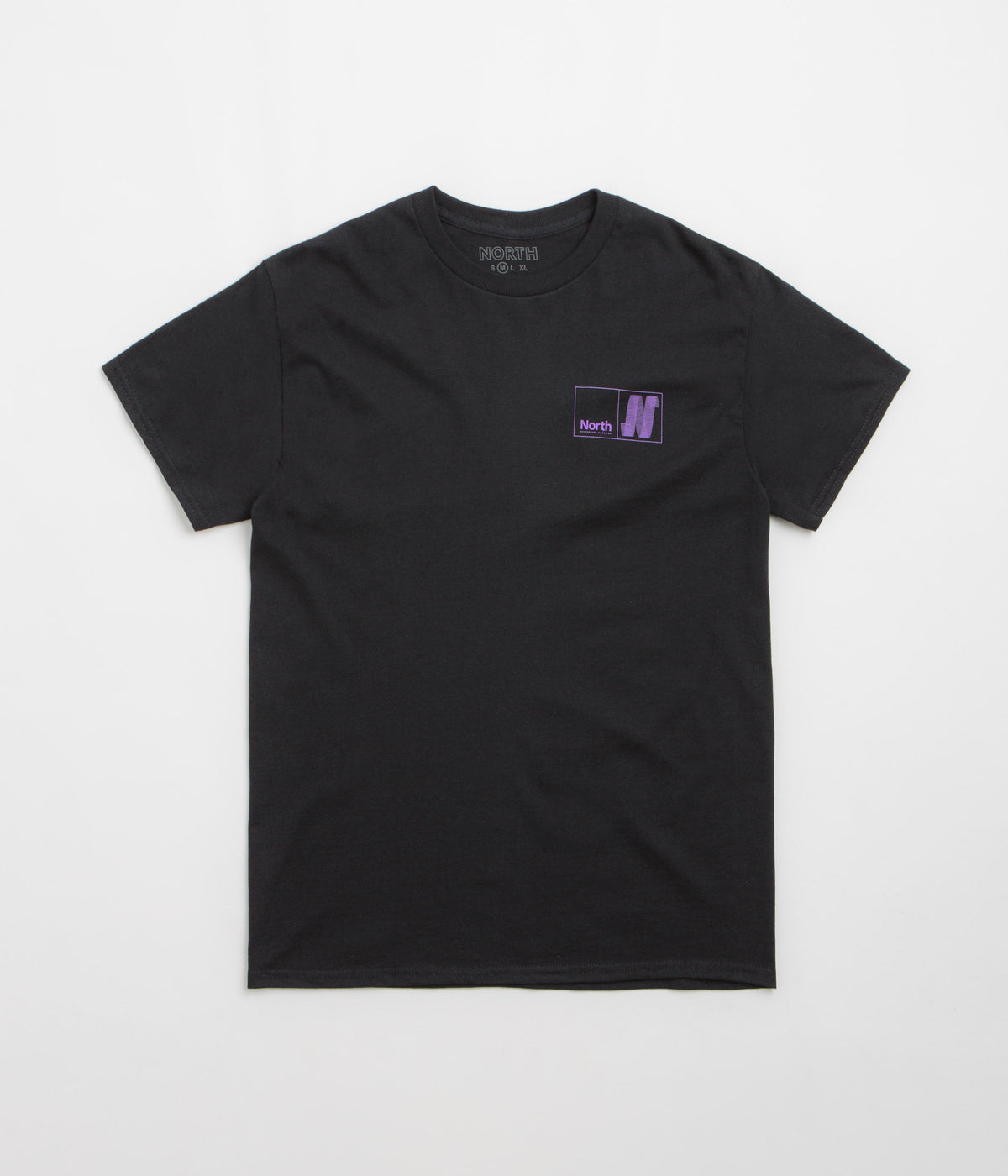 North N Logo T-Shirt - Black / Grape