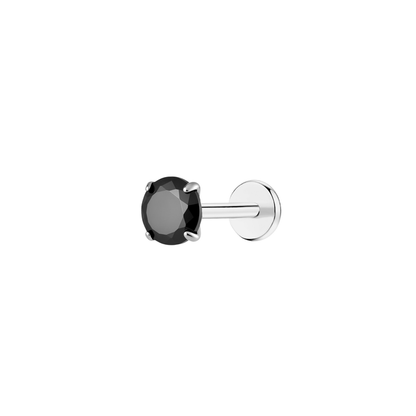 Onyx Classy Girl Flat Back Stud (multiple sizes)