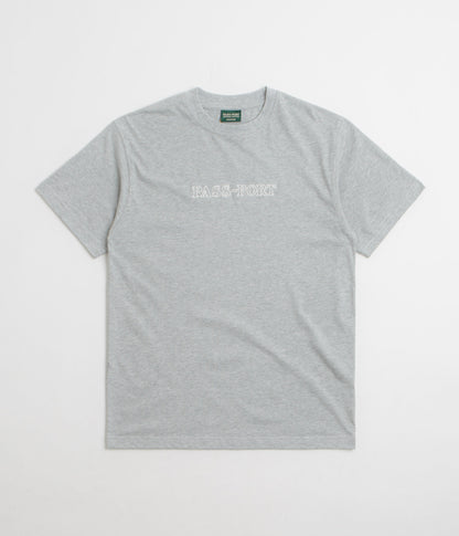 Pass Port Official Organic T-Shirt - Heather Grey