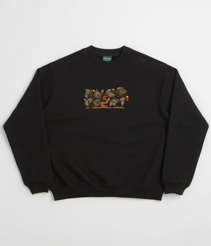 Pass Port Orchard Organic Crewneck Sweatshirt - Black