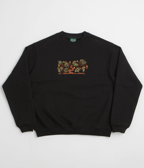 Pass Port Orchard Organic Crewneck Sweatshirt - Black