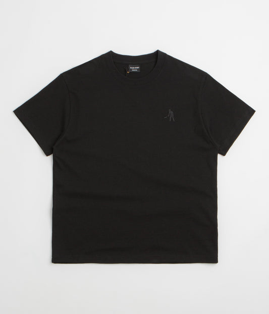 Pass Port Solid Workers T-Shirt - Black