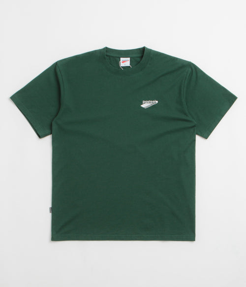 Pasteelo Tonal Embroidered O.G. T-Shirt - Dark Forest
