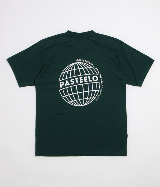 Pasteelo Sphere Grid T-Shirt - Forest