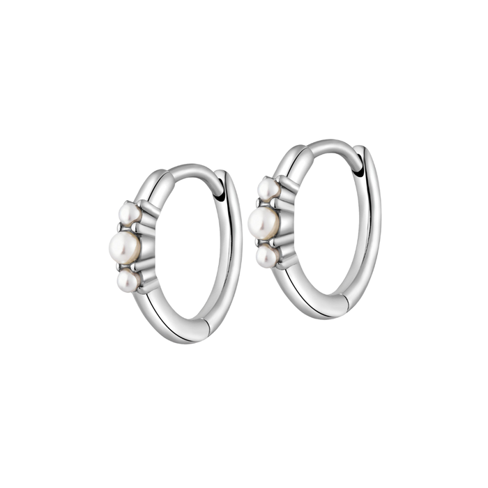 Pearl Trio Hoops