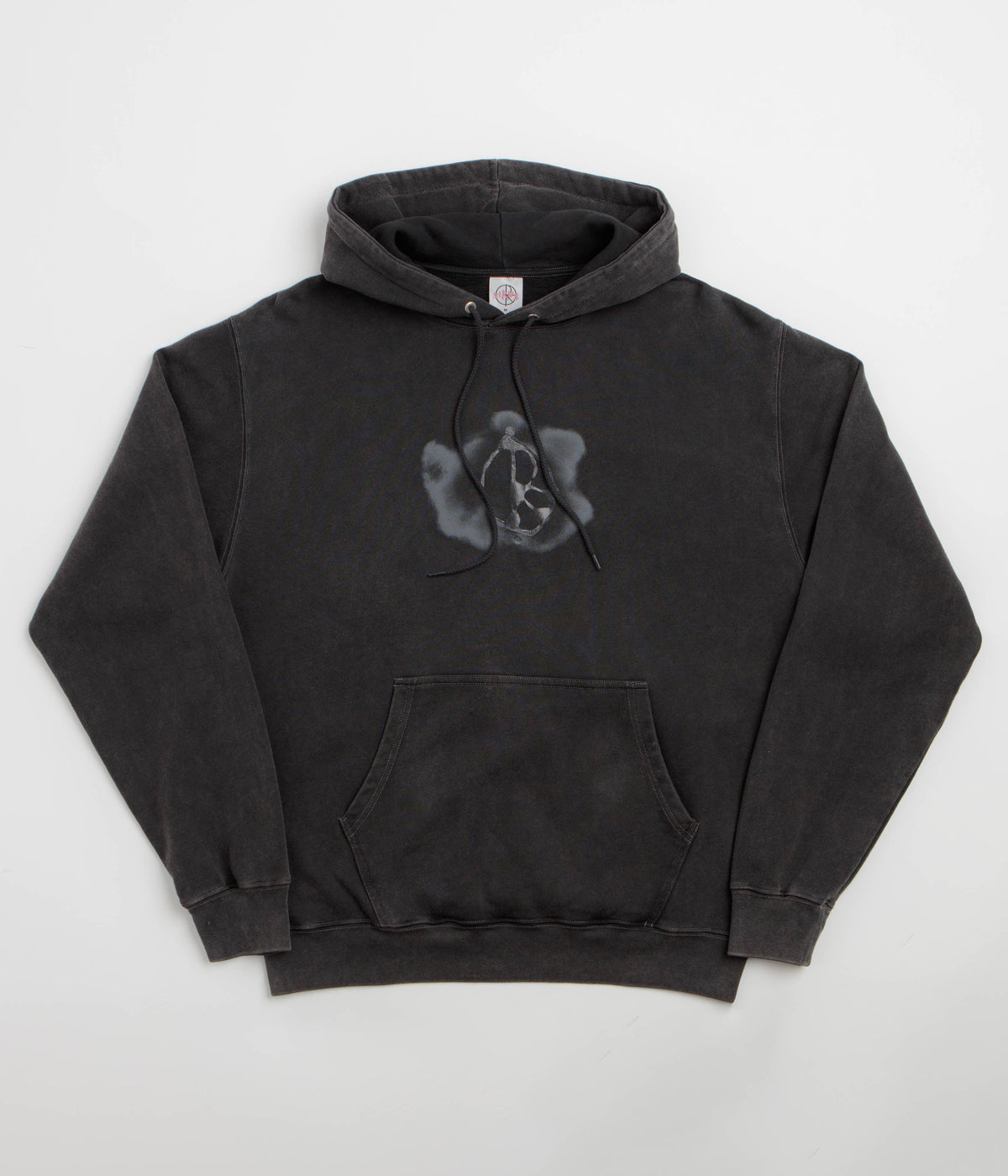Polar Metal Logo Dave Hoodie - Silver Black