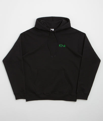 Polar Ourselves Collage Fill Logo Dave Hoodie - Black
