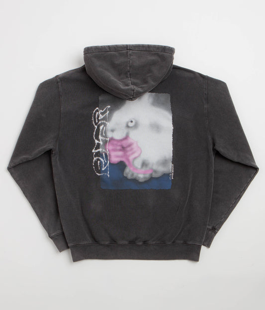 Polar Rabbit Dave Hoodie - Silver Black