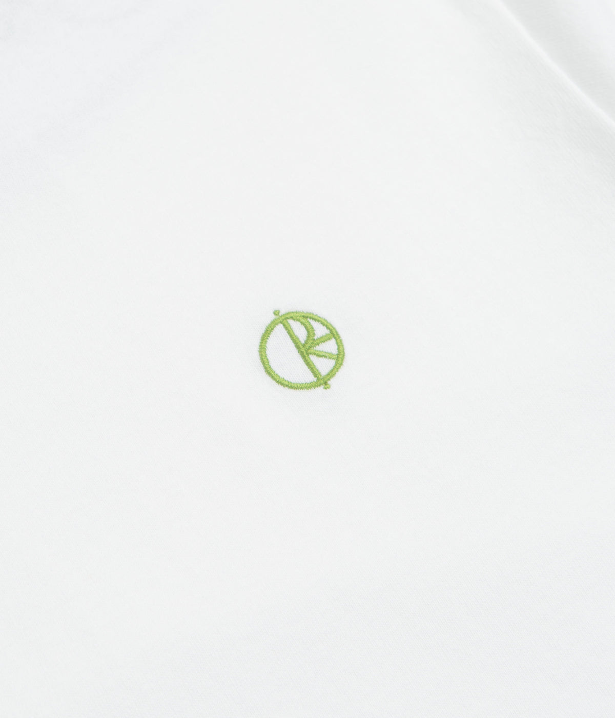 Polar Ringer T-Shirt - White / Peridot