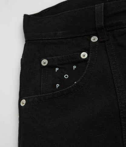 Pop Trading Company DRS Denim Seam Pants - Washed Black Denim
