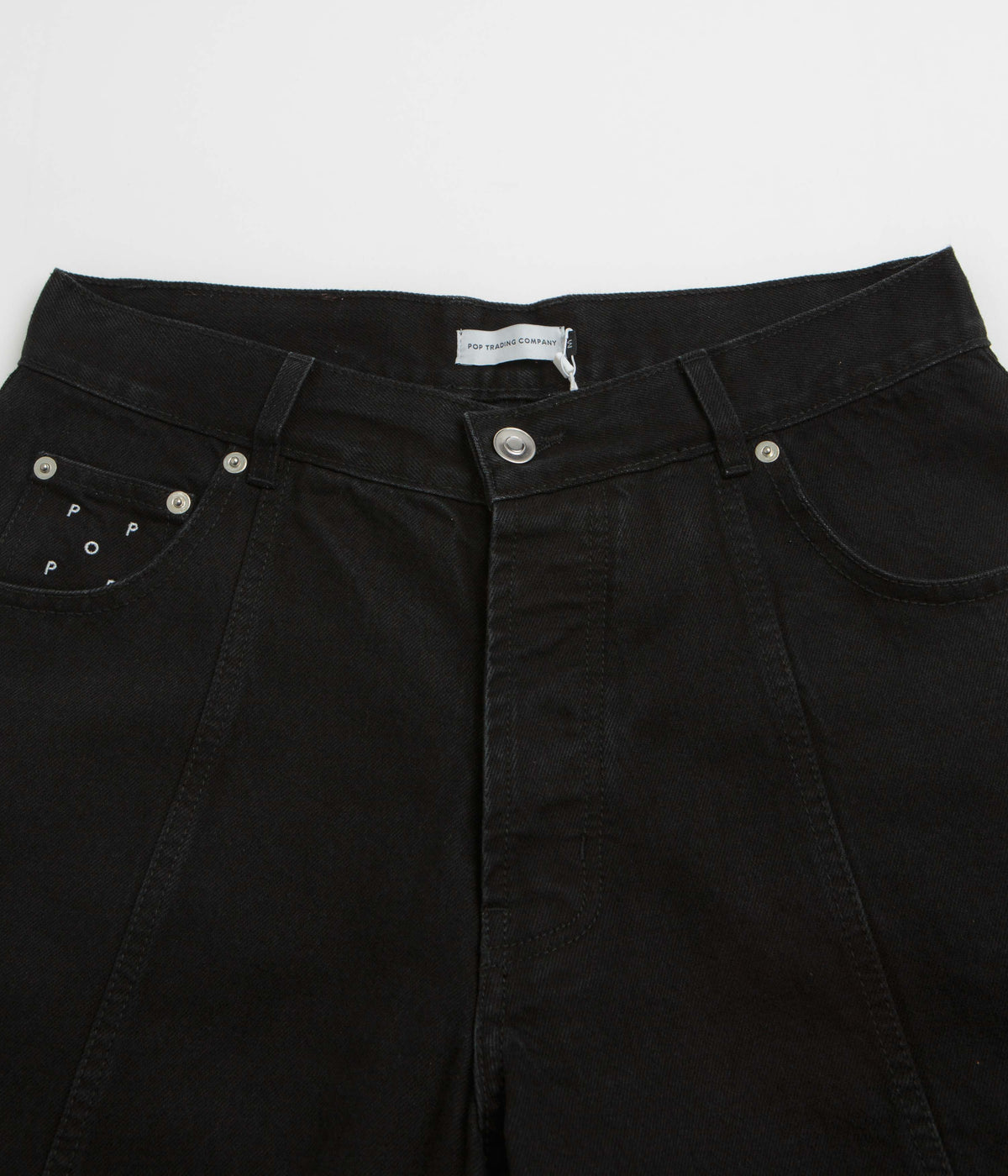 Pop Trading Company DRS Denim Seam Pants - Washed Black Denim