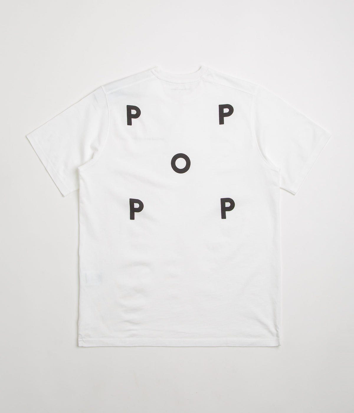 Pop Trading Company Logo T-Shirt - White / Black