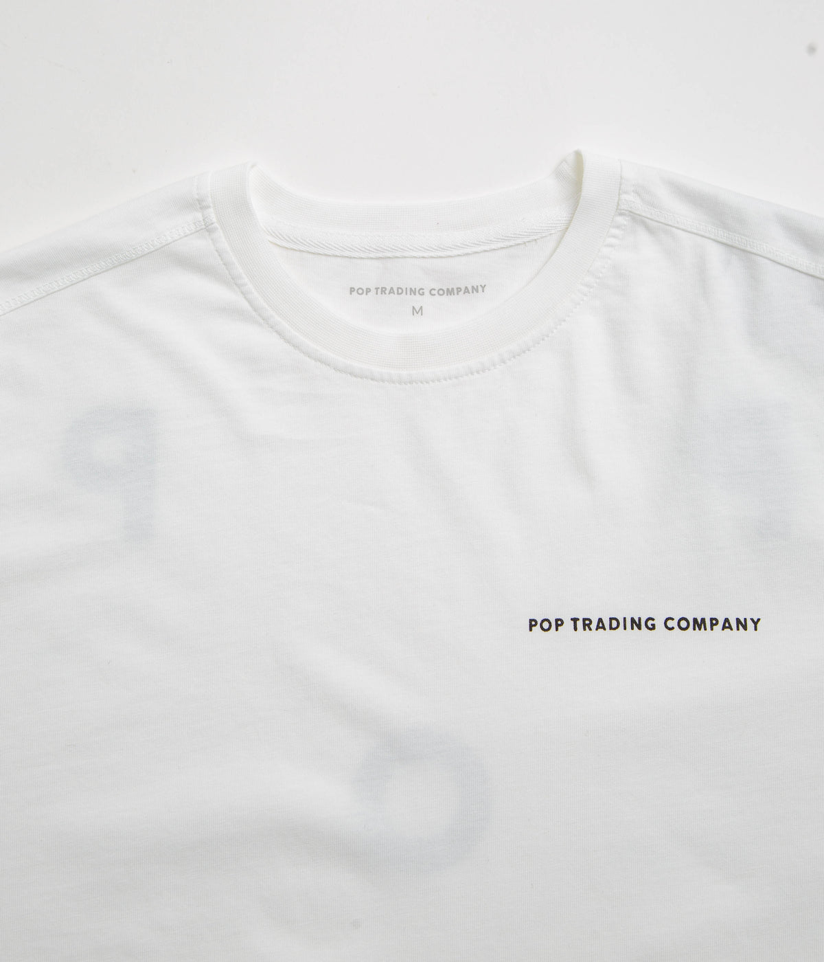 Pop Trading Company Logo T-Shirt - White / Black
