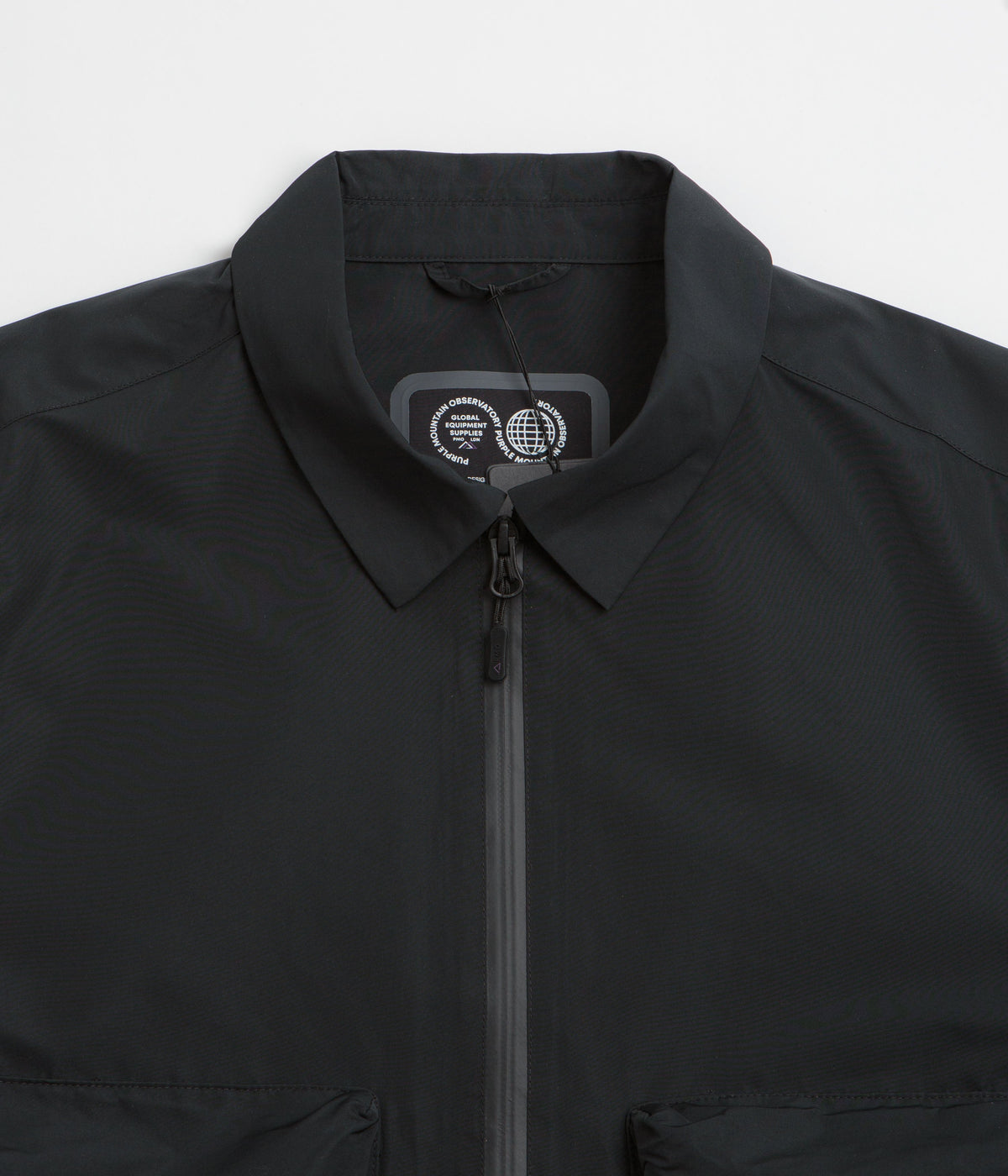 Purple Mountain Observatory Climate Overshirt Jacket - Black