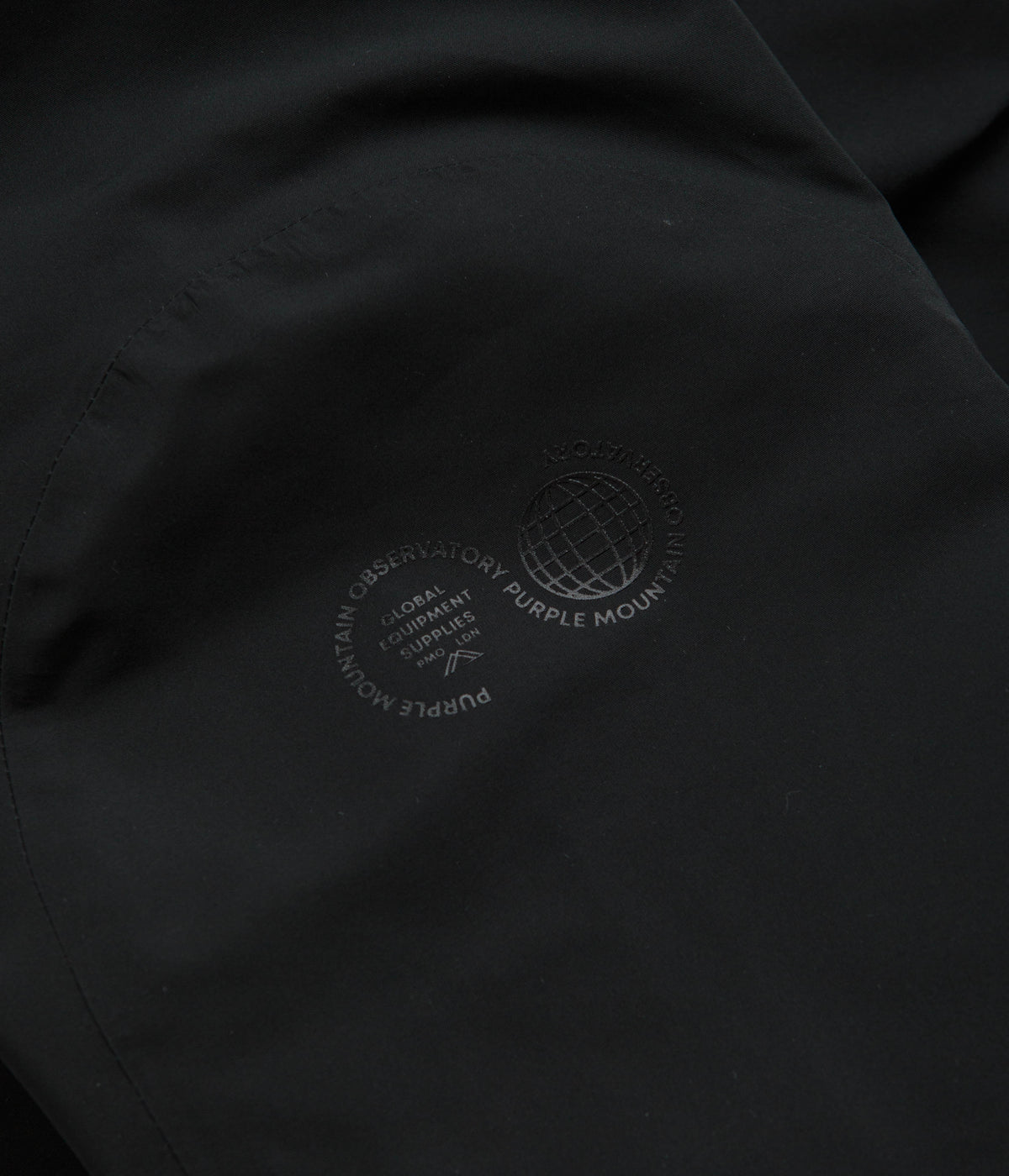 Purple Mountain Observatory Climate Overshirt Jacket - Black