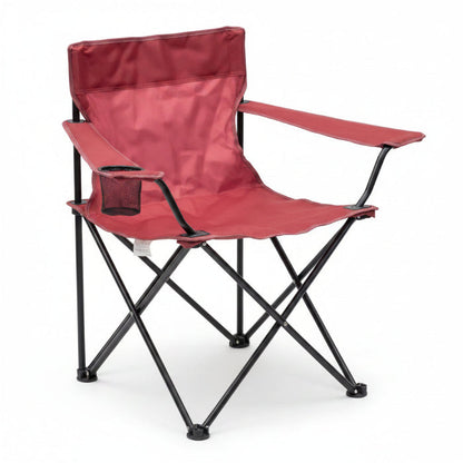 Redcliffs Klappstuhl mit Getränkehalter – Campingstuhl für Outdoor, Angeln & Festival | Blau, Rot oder Grün