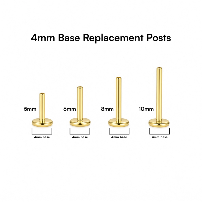Replacement Flat Back Post (multiple sizes)