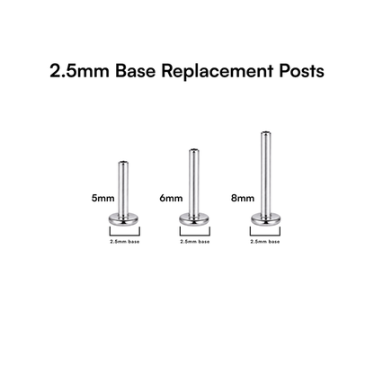 Replacement Flat Back Post (multiple sizes)
