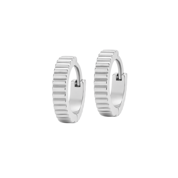 Ridgeline Hoops in Titanium