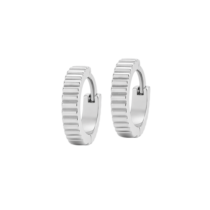 Ridgeline Hoops in Titanium