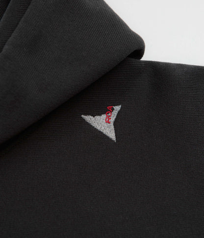 ROA Logo Hoodie - Washed Black