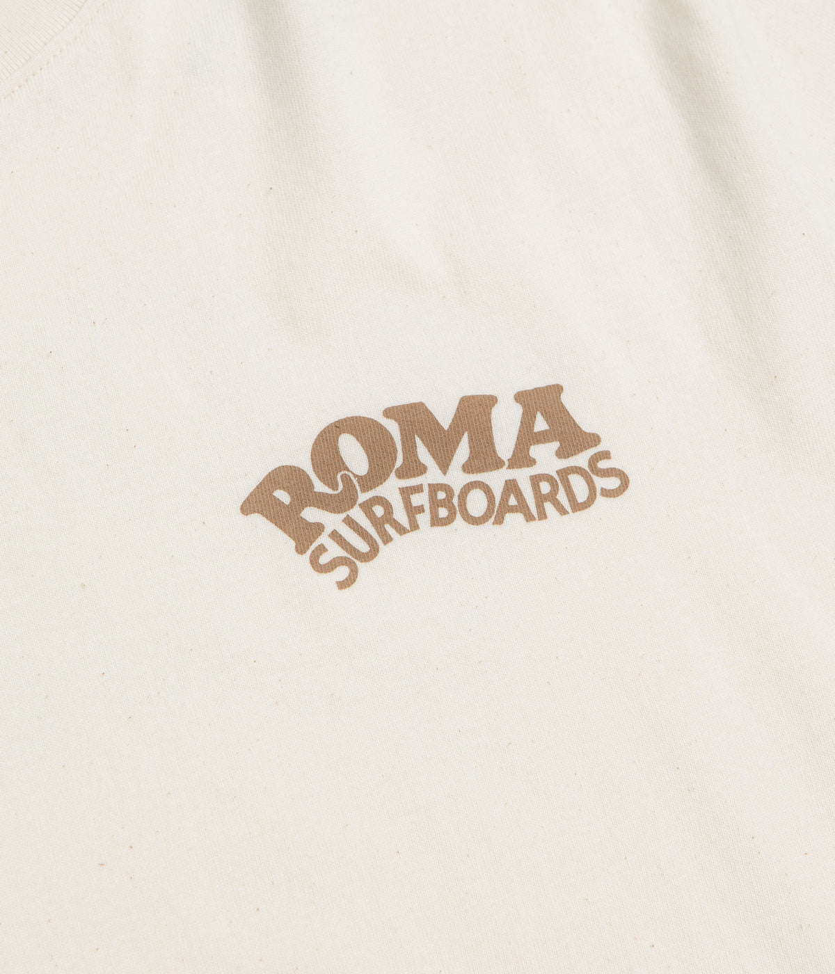 Roma Surfboards T-Shirt - Raw / Brown