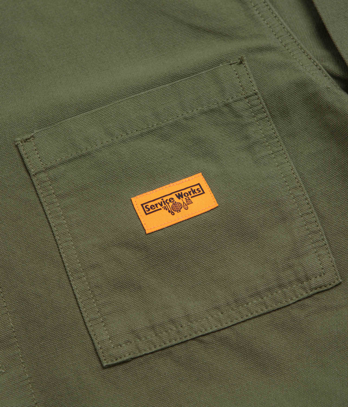 Service Works Canvas Chore Shirt - Olive