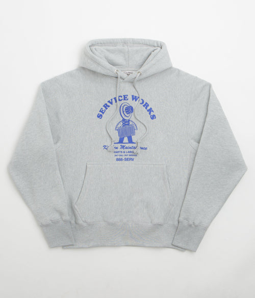 Service Works Maintenance Hoodie - Heather Grey
