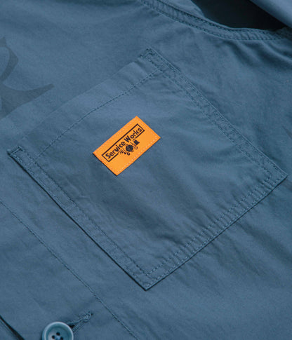 Service Works Poplin Printed Chore Shirt - Slate
