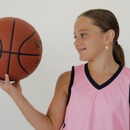 Slam Dunk Enamel Hoop Charm