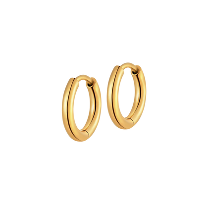 Slim Clicker Hoops in Titanium (multiple sizes)