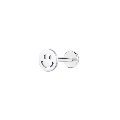 Smiley Flat Back Stud