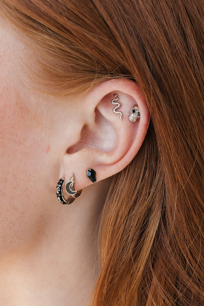 Snake Flat Back Stud