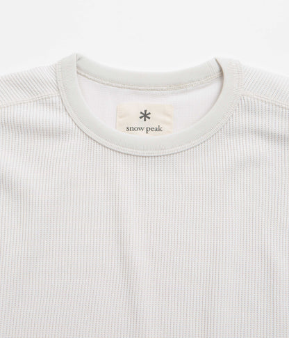 Snow Peak Dry Thermal T-Shirt - Off White