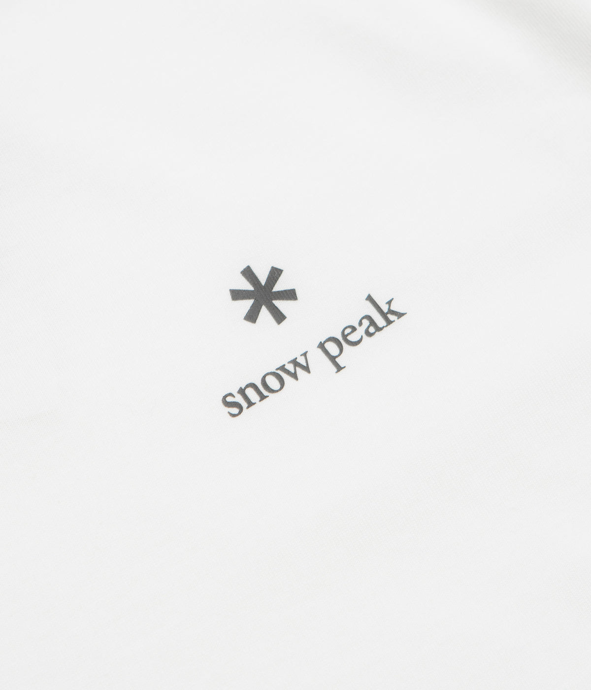 Snow Peak NSD Logo T-Shirt - Off White