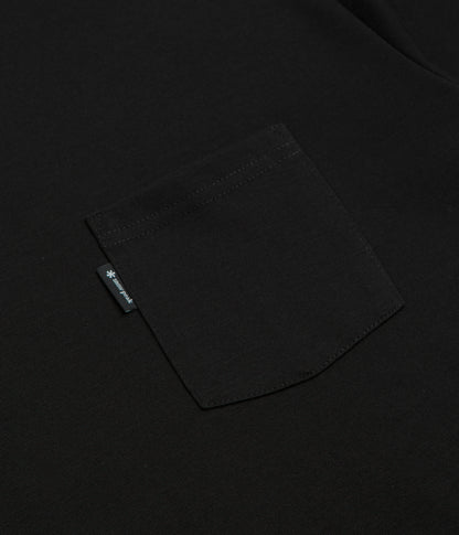 Snow Peak NSD Pocket T-Shirt - Black