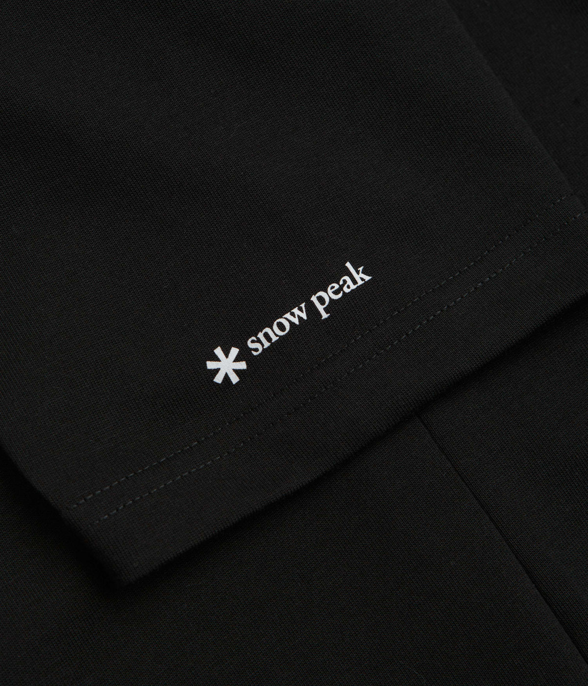 Snow Peak NSD Pocket T-Shirt - Black