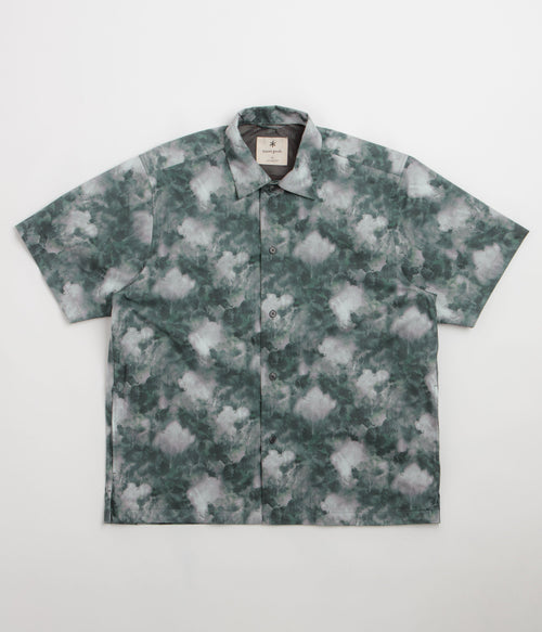 Snow Peak Patterned Mori Short Sleeve Shirt - Green