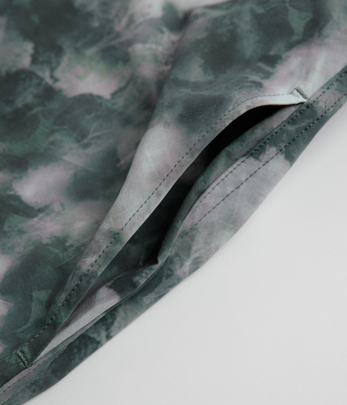 Snow Peak Patterned Mori Short Sleeve Shirt - Green