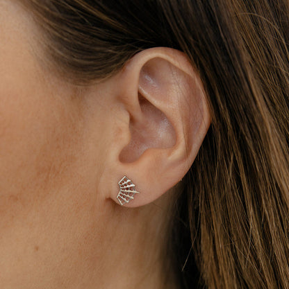 Spiderweb Flat Back Stud