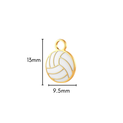Spike It Enamel Hoop Charm