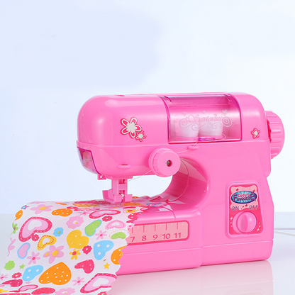 🧵 Mini Electric Sewing Machine Toy with Needle Guard