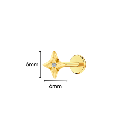 Star-Crossed Love Flat Back Stud