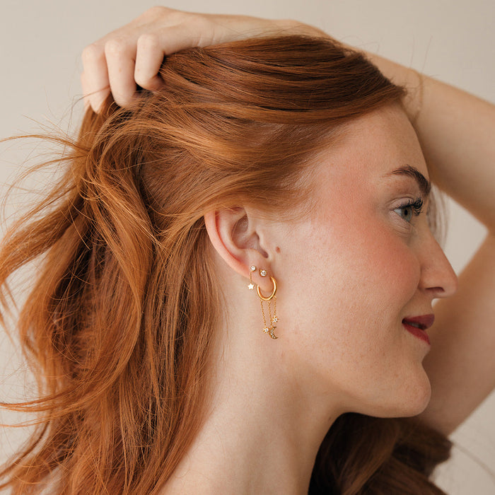 Stardrop Flat Back Stud