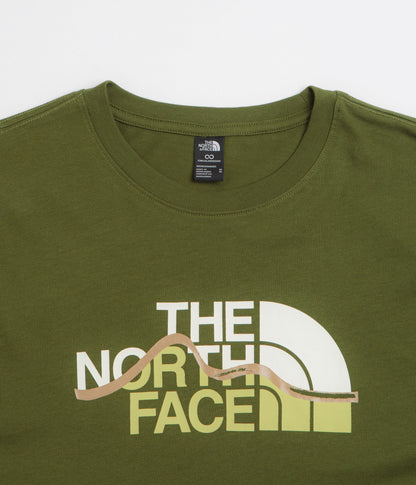The North Face Mountain Line T-Shirt - Woodland Green