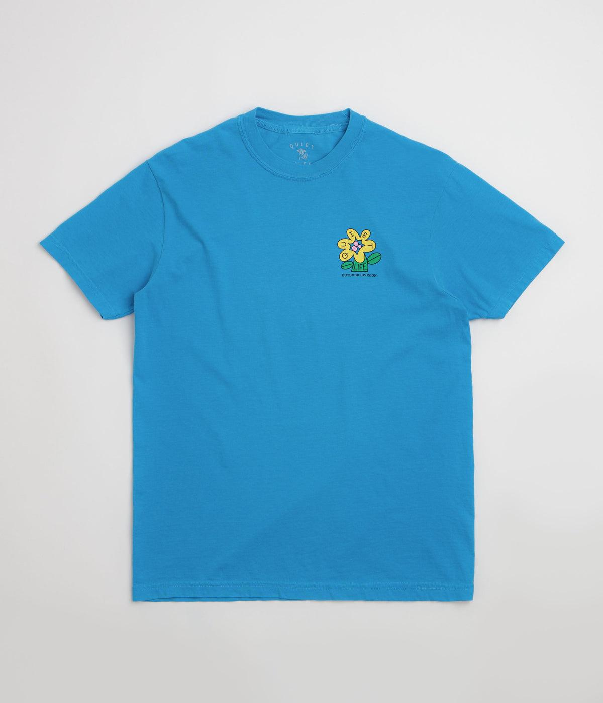 The Quiet Life Mutual Flourishing Pigment Dye T-Shirt - Blue